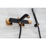 Смеситель для ванны REA SALTO BLACK GOLD Смеситель для ванны REA SALTO BLACK GOLD